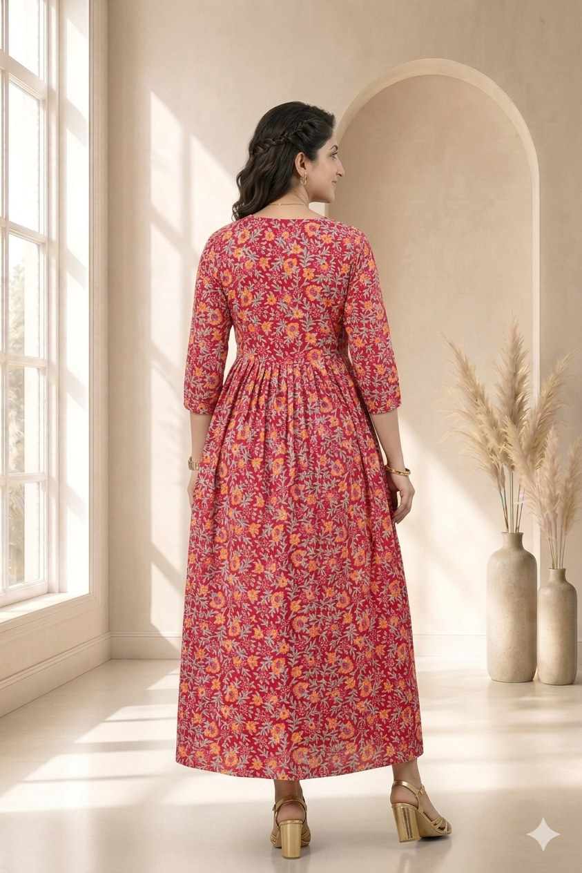 Petal Feed Dress